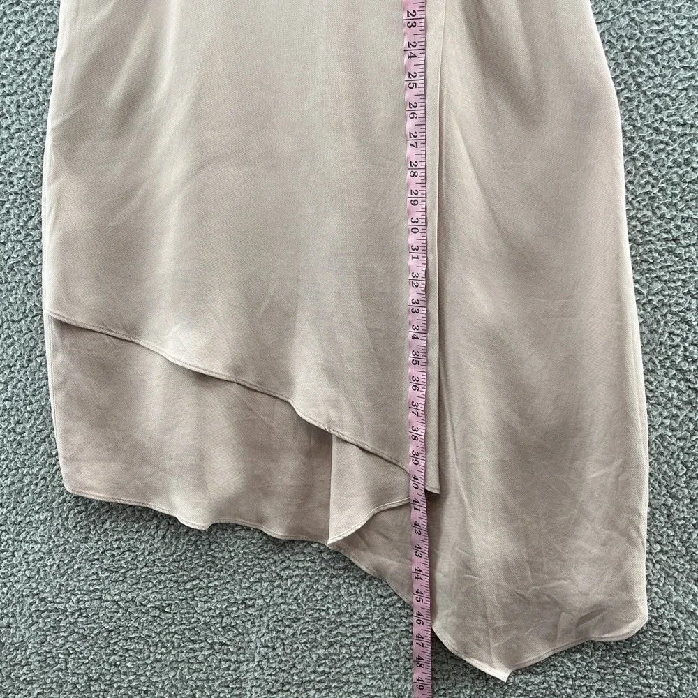 J Crew 365 Dress Women 12 Pink Sleeveless Asymmetrical Classic Career Sheath